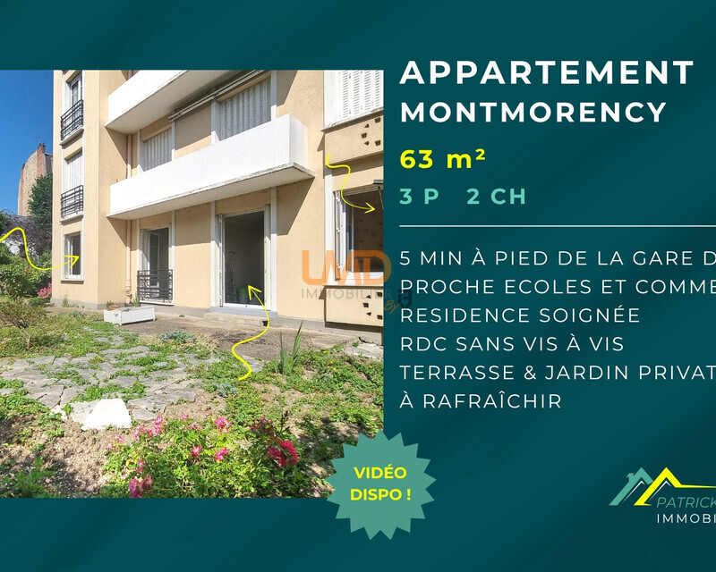 Appartement 3 pièces – 63 m² – Bas-Montmorency - 1