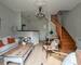 Duplex avec terrasse arborée - Duplex-rue-de-dinan-rennes-vue-interieur-de-baie-vitree-eric-margely